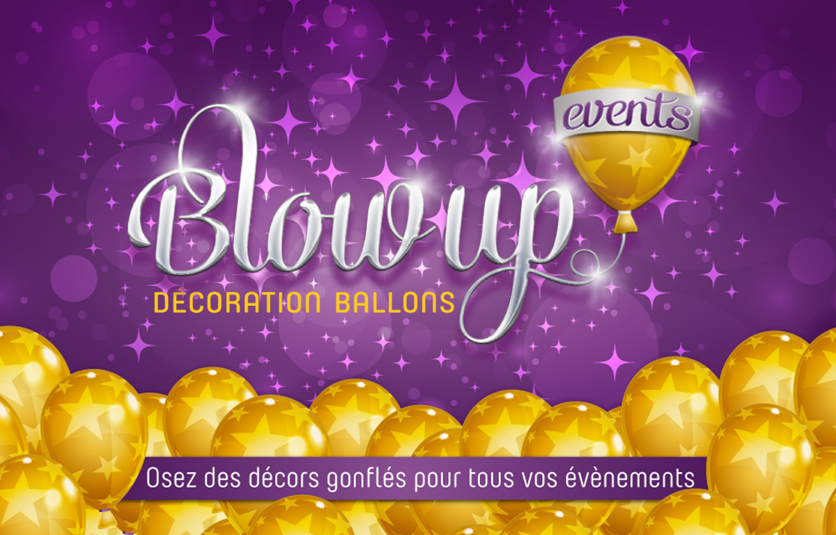 Création logo Blow Up - Contraste communication - Les Sables d'Olonne - Vendée