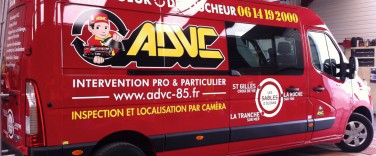 Marquage Véhicule - ADVC - Contraste Communication - Les Sables d'olonne - Vendée