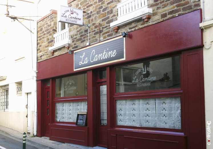 La Cantine-Restaurant-création graphique-marquage-adhésif-vitrine-et-enseigne-agence-contraste-communication-sables-d-olonne-vendée